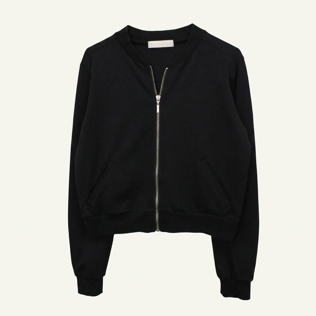 CECIL MCBEE 미니멀 무드 베이직 집업 블루종 1