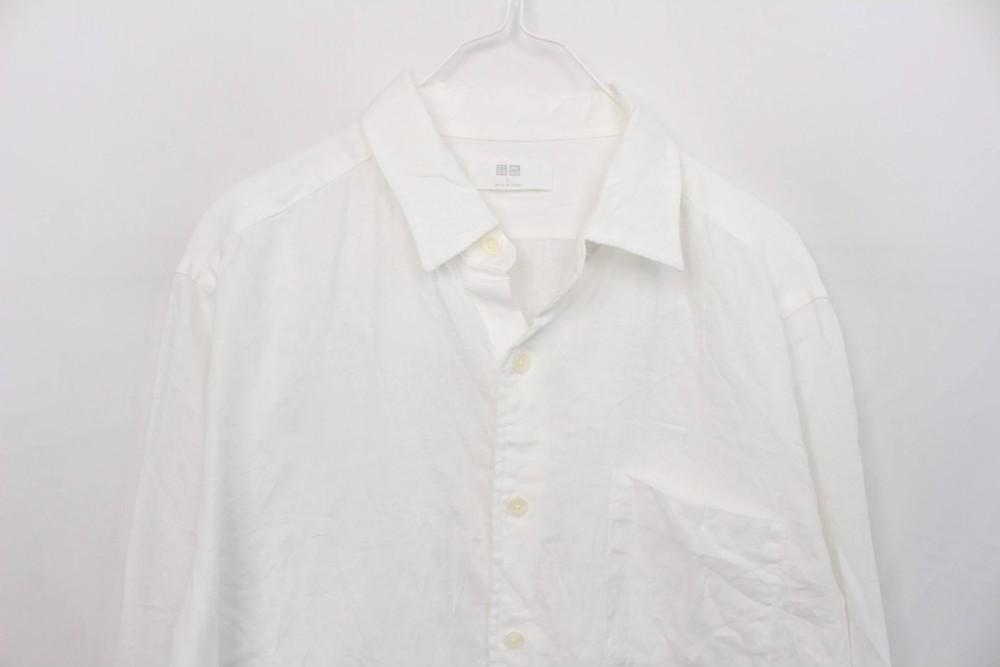 UNIQLO 내추럴 100린넨 베이직 셔츠 3
