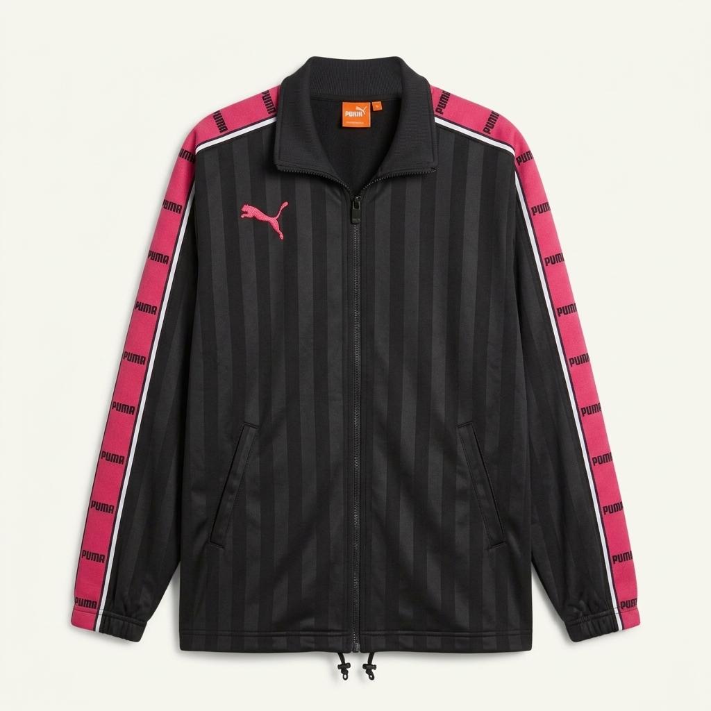 PUMA 레트로 스트라이프 라인 트랙탑 져지