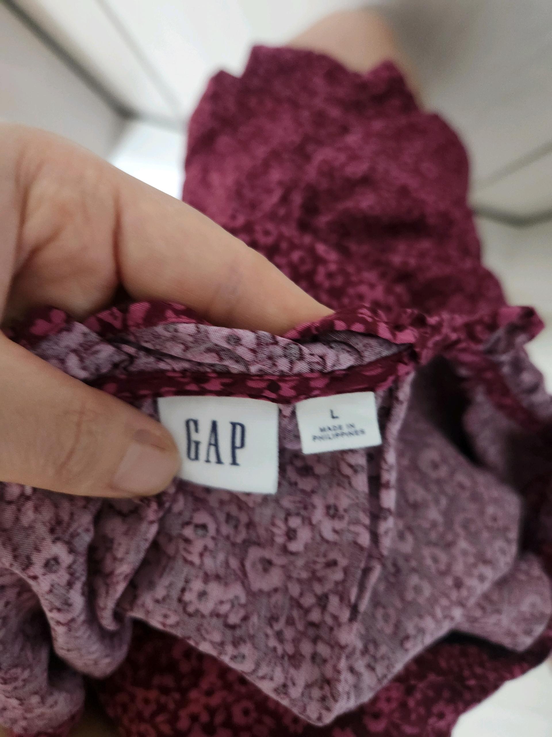 GAP 갭 플라워 패턴 슬리브리스 미니 원피스 8