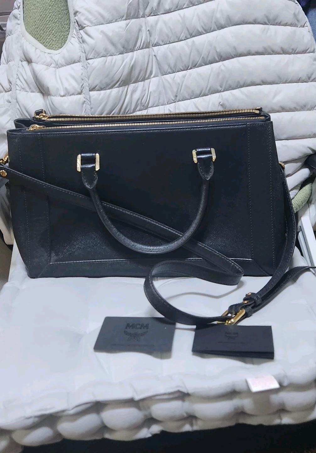 MCM 누오보 엘 L사이즈 블랙 3