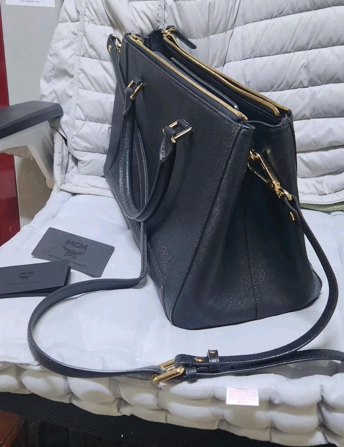 MCM 누오보 엘 L사이즈 블랙 4