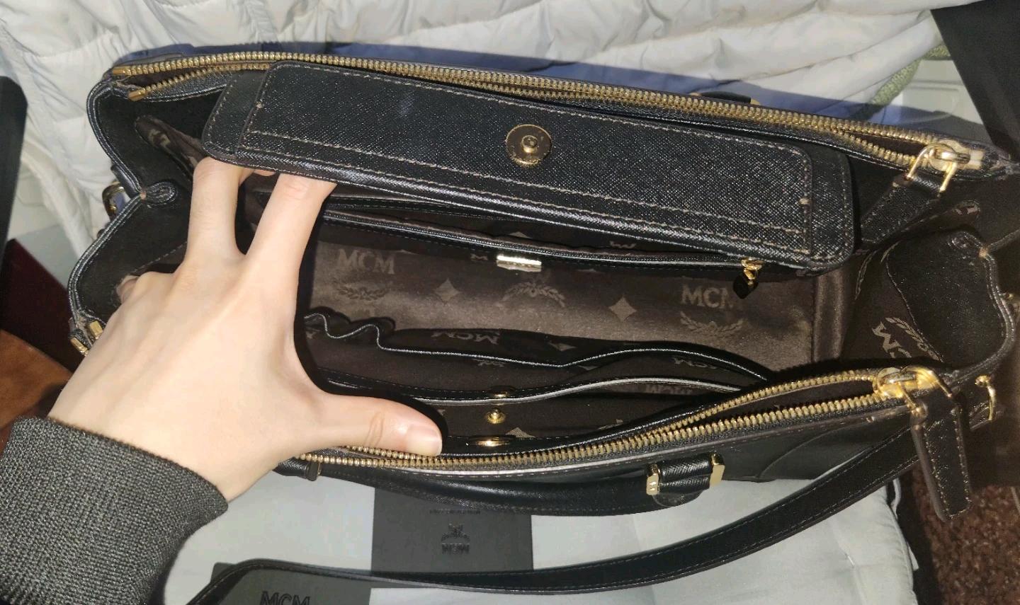 MCM 누오보 엘 L사이즈 블랙 5