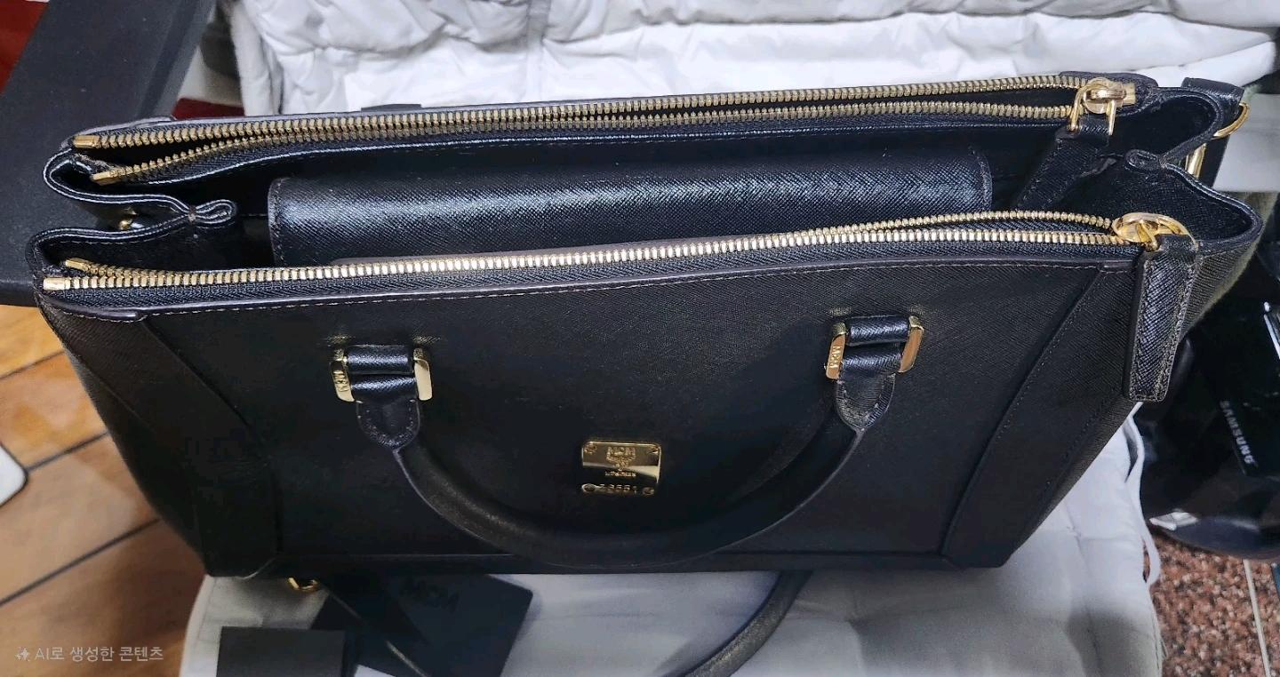 MCM 누오보 엘 L사이즈 블랙 8