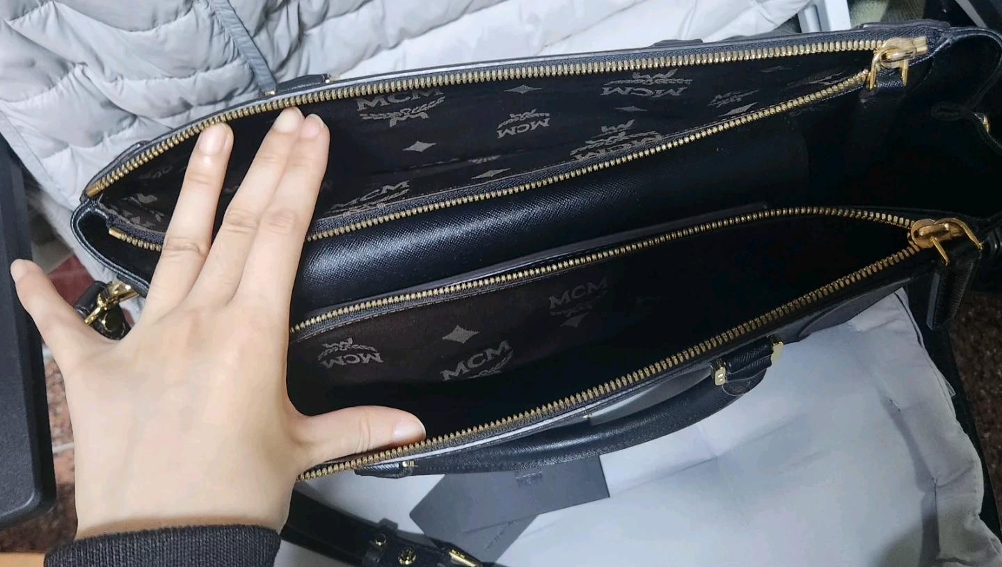 MCM 누오보 엘 L사이즈 블랙 9
