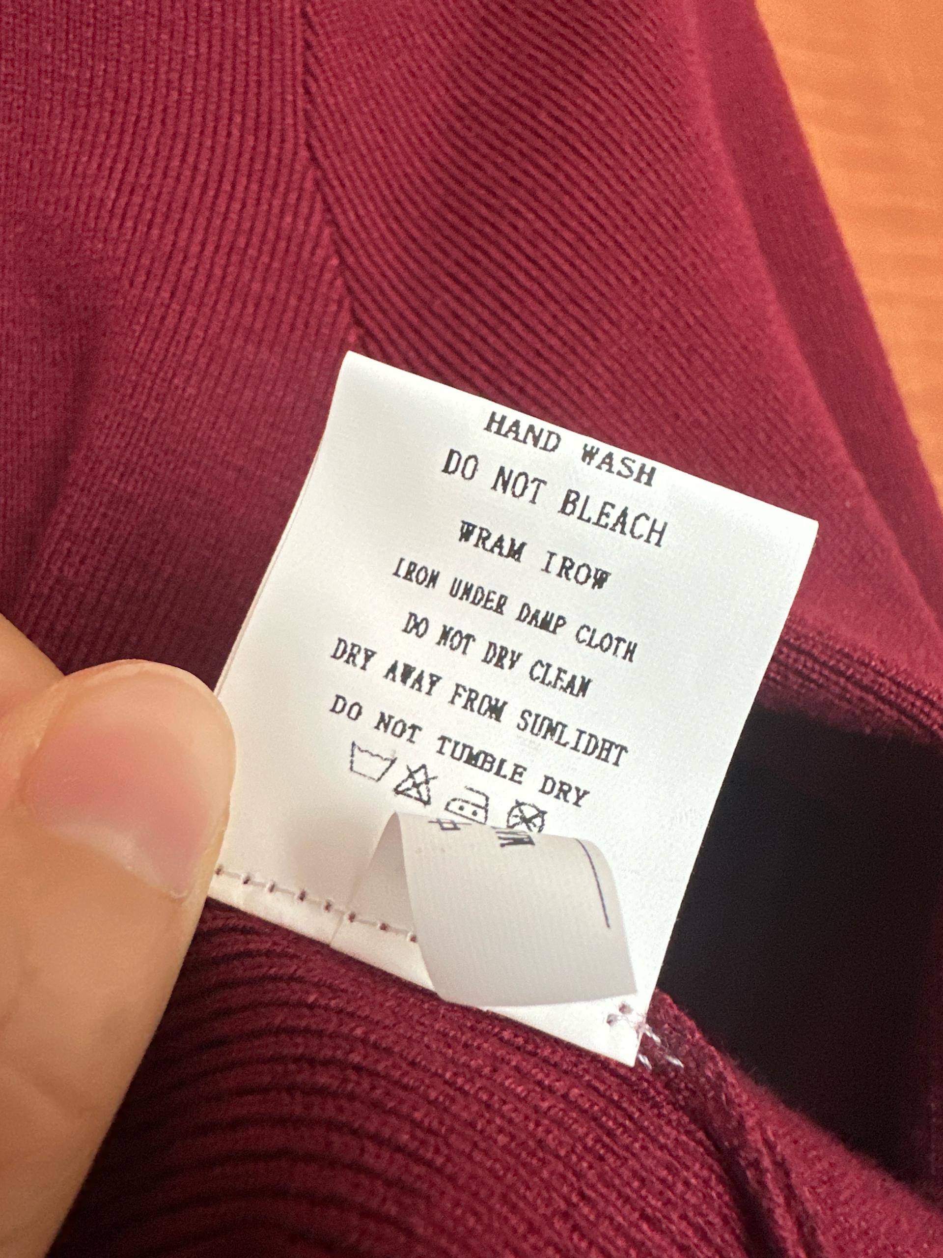 페일제이드 크롭 가디건 와인 5