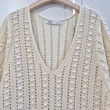 자라 펀칭 니트 원피스 4