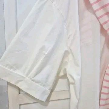 LAP(랩) 니트 배색 반팔 셔츠 새상품 5