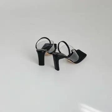 #세일 9113 PVC 8.5cm 쪼리샌들-블랙 250 3