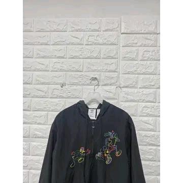 M 아디다스 디즈니 블랙 아노락 바람막이 D18 6