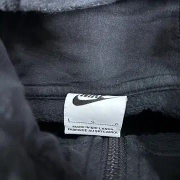나이키 스몰로고 블랙 후드집업 4