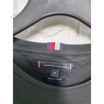 XL 타미힐피거 블랙 반팔 티셔츠 D42 3