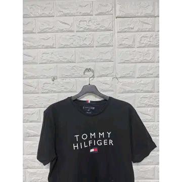 XL 타미힐피거 블랙 반팔 티셔츠 D42 6