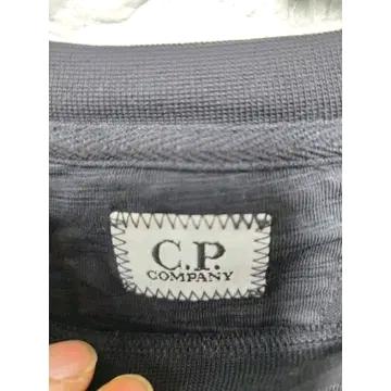 105 21s C.P COMPANY 씨피컴퍼니 블랙 라운드 티 D58 3