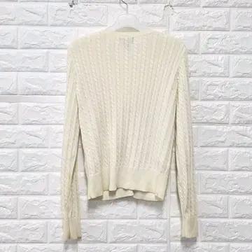 성인S 폴로랄프로렌 아이보리 케이블 가디건 D78 5