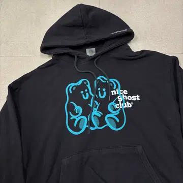 나이스고스트클럽 빅로고 베어 후드티 3