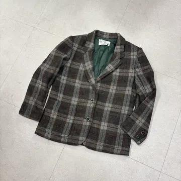 빈티지 패턴 모직 우먼 블레이저 2