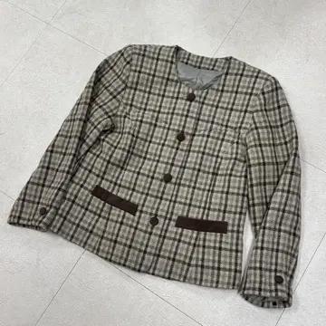 일본 빈티지 체크 울 자켓 2