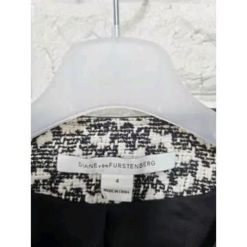 M DVF 다이앤 본 퍼스텐버그 트위드 자켓 D95 3