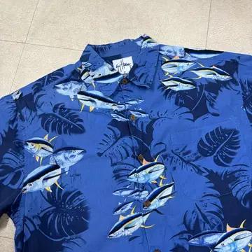 Guy Harvey 물고기 프린트 반팔 셔츠 3