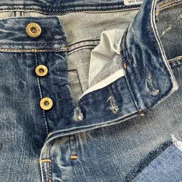 디젤 자탄 패치워크 데님 팬츠 7