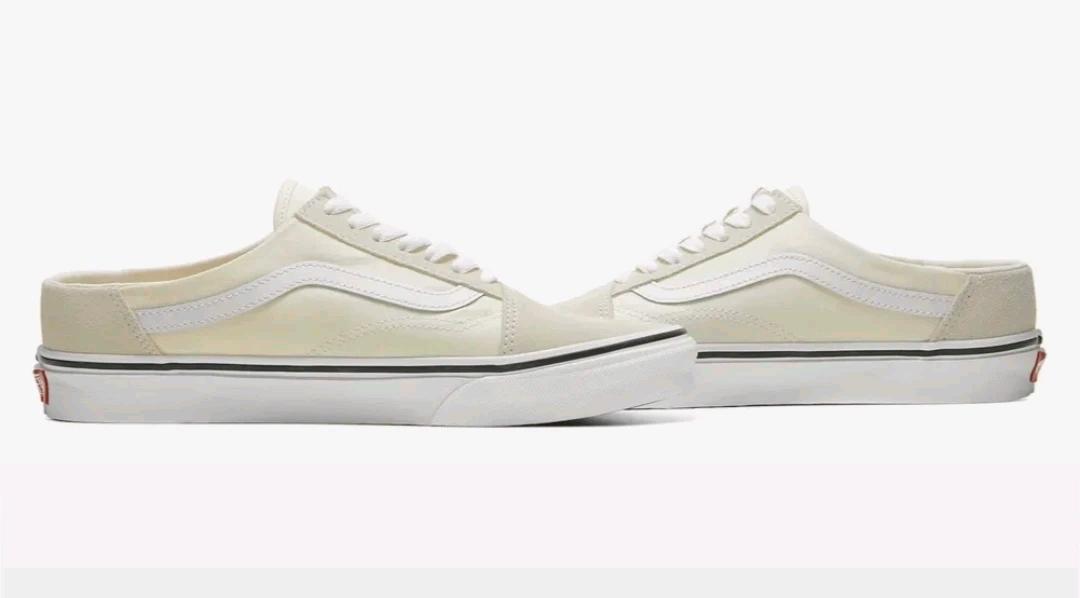 [VANS] 반스 올드 스쿨 뮬 크림 아이보리 4