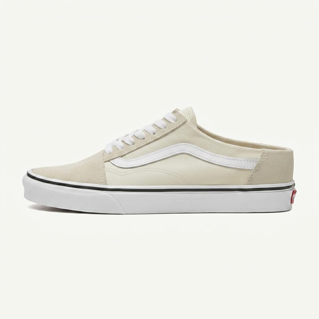 [VANS] 반스 올드 스쿨 뮬 크림 아이보리 1