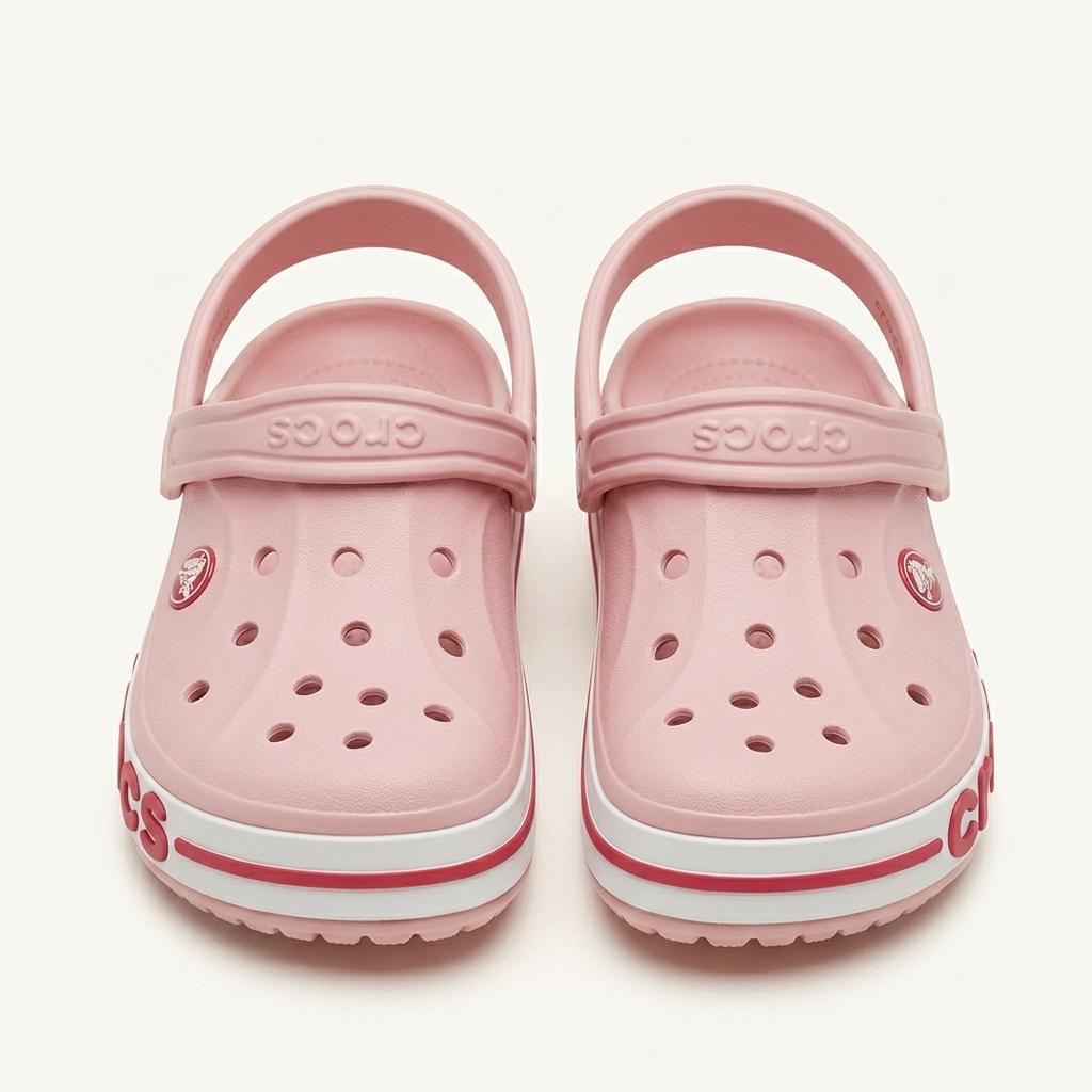 크록스 베이비 밴드 클로그 샌들 핑크 1