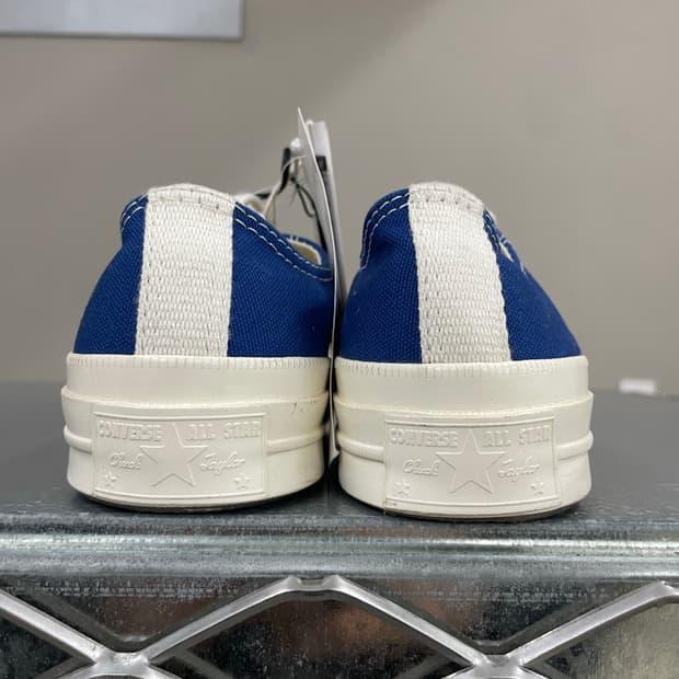 컨버스 x 꼼데 블루 로우 230mm(박스x)(gr-4618) 4