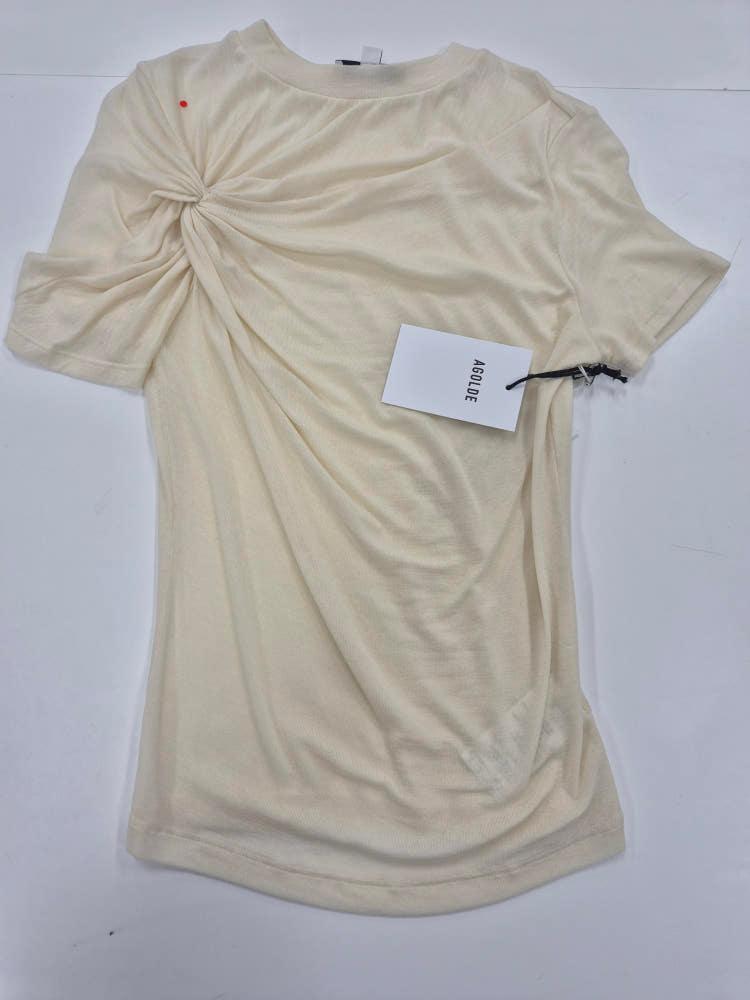 [리퍼브] [에이골디] AGOLDE 리사 티셔츠 LISSA TEE 아이보리 9