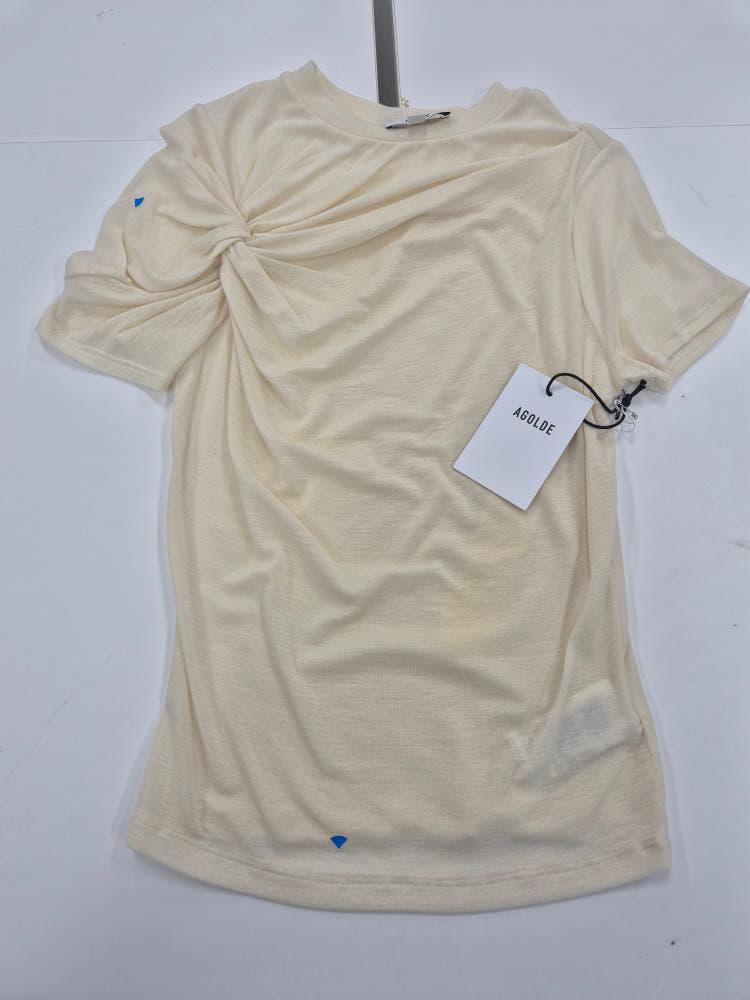 [리퍼브] [에이골디] AGOLDE 리사 티셔츠 LISSA TEE 아이보리 2