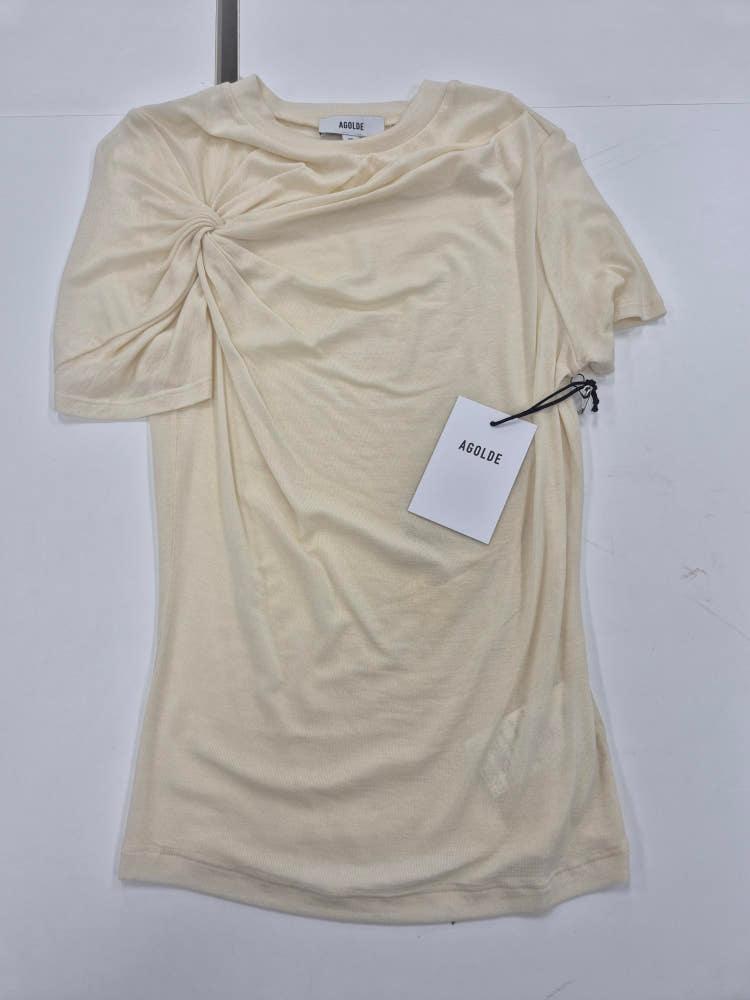 [리퍼브] [에이골디] AGOLDE 리사 티셔츠 LISSA TEE 아이보리 6