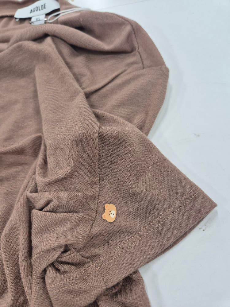 [리퍼브] [에이골디] AGOLDE 리사 티셔츠 LISSA TEE LIGHT BROWN 10
