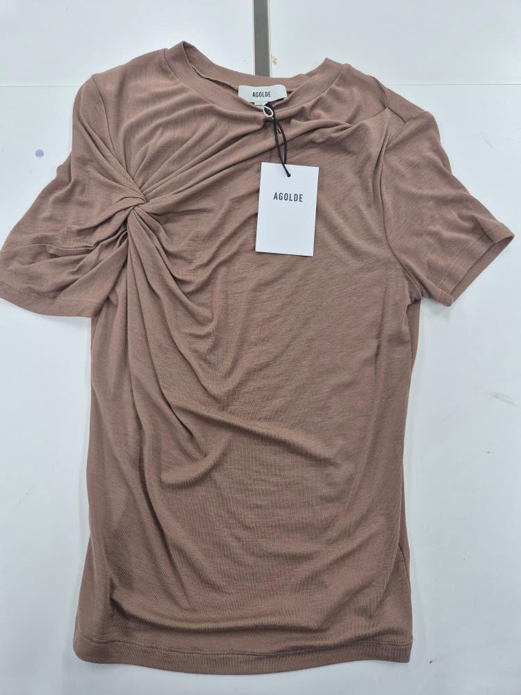 [리퍼브] [에이골디] AGOLDE 리사 티셔츠 LISSA TEE LIGHT BROWN 5
