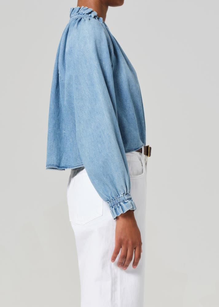 [시티즌]아이리스 러플 탑 로완 IRIS RUFFLED TOP ROWAN 10