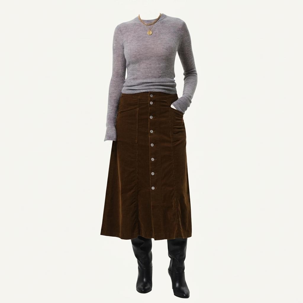 [시티즌] 데빈 에이라인 스커트 DEVIN A-LINE SKIRT 1