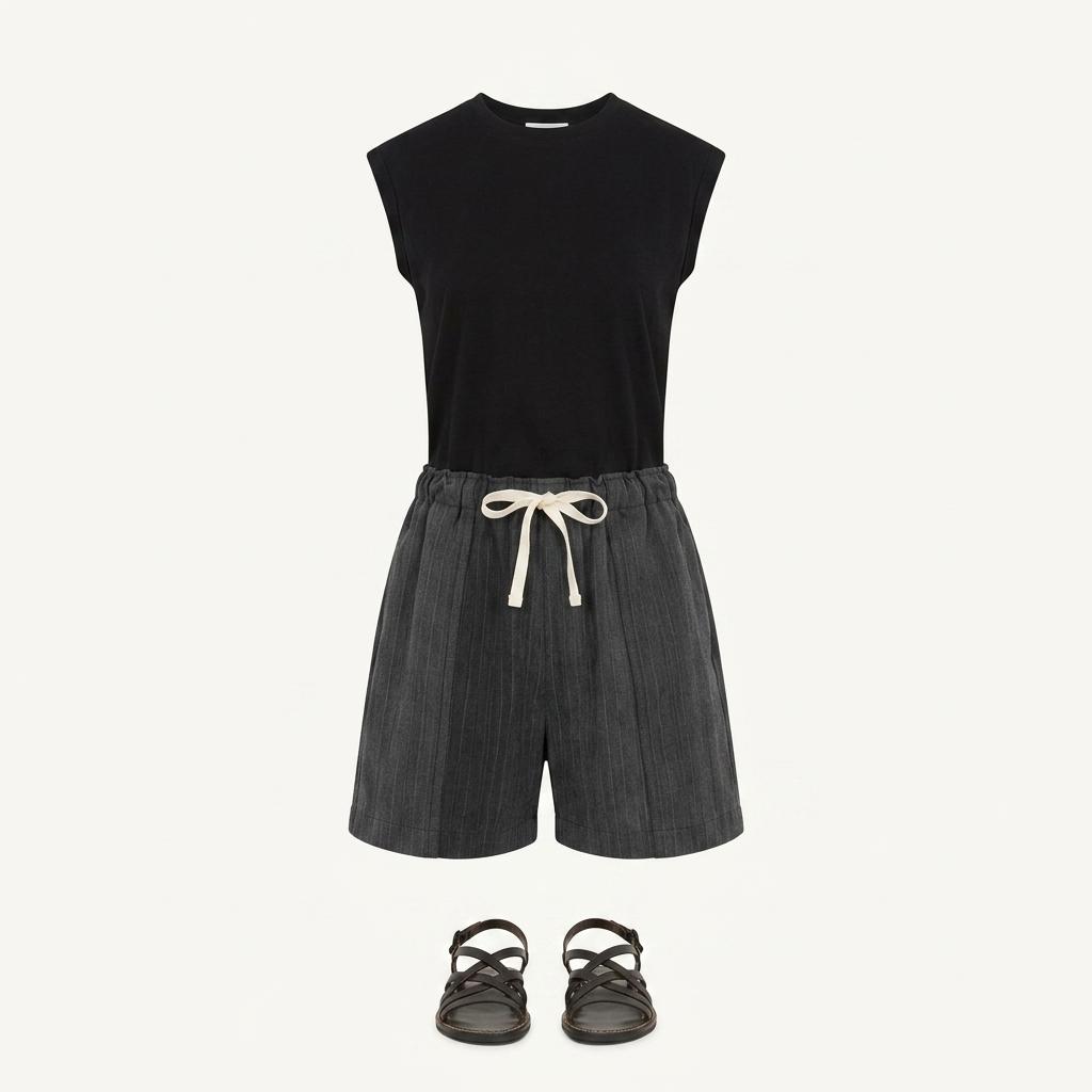 [비사이드] MEYER CINCH SHORT-VINTAGE BLACK 1