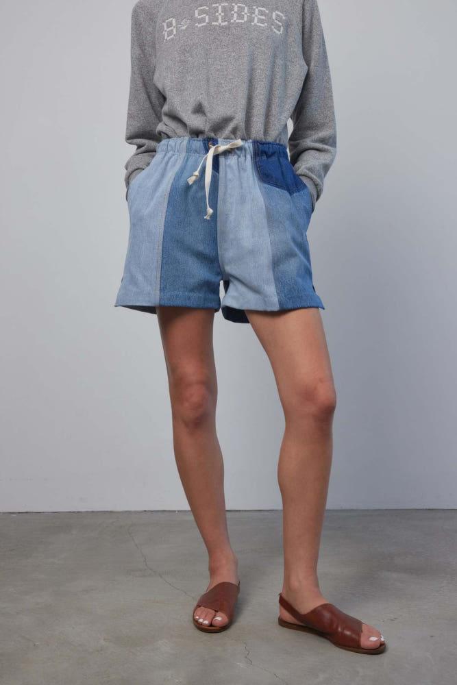 [비사이드] MEYER CINCH SHORT-VINTAGE INDIGO 9