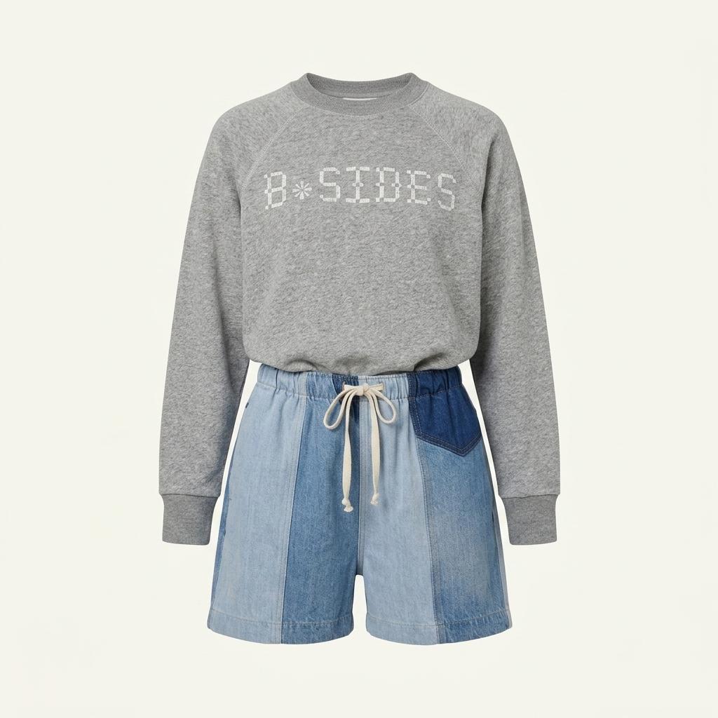 [비사이드] MEYER CINCH SHORT-VINTAGE INDIGO 1