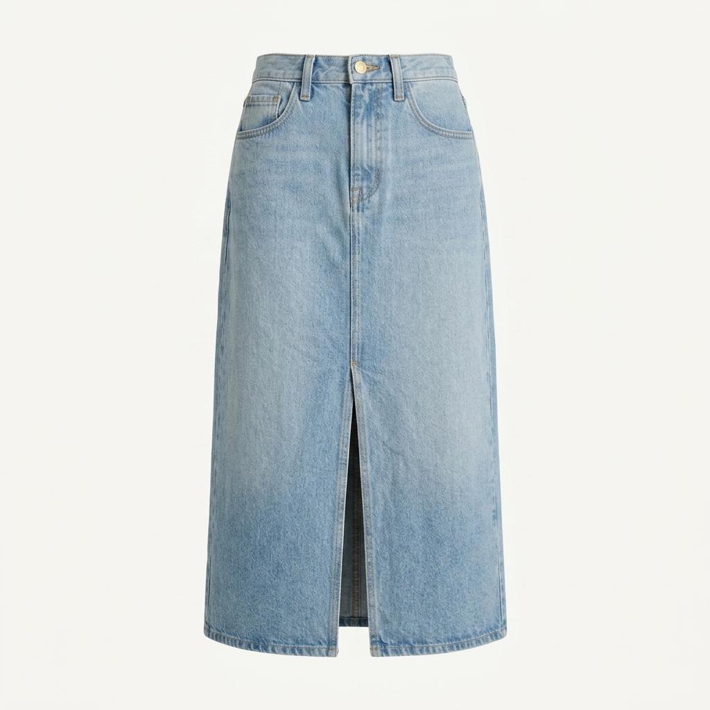 [비사이드] B SIDES HILL JEAN SKIRT 라이트 블루 1