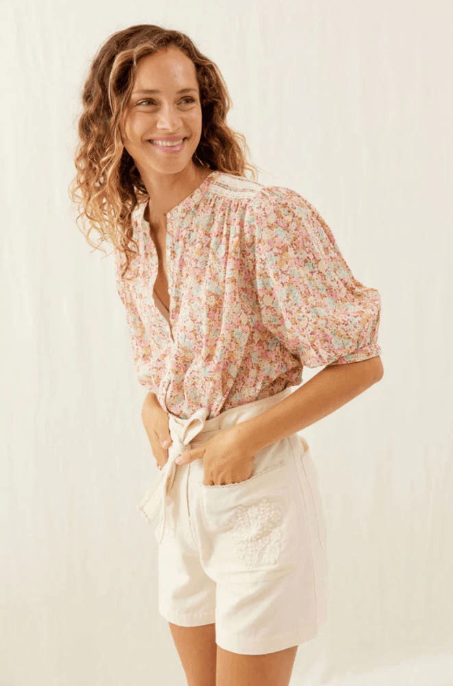 [루이스미샤] 쥴리 블라우스 JULIE-PINK SWEET PASTEL 7