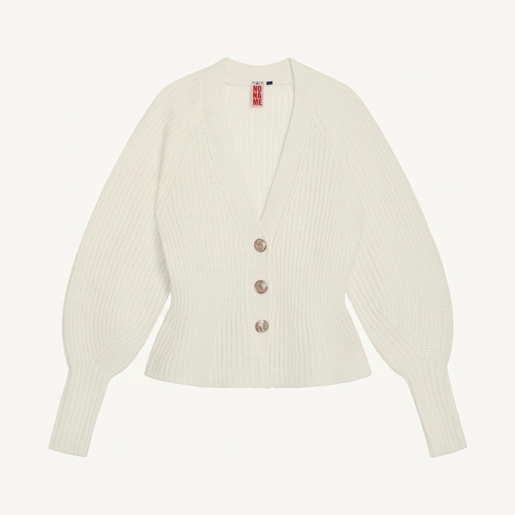[노네임] NONAME 청키 페플럼 가디건 CHUNKY PEPLUM CARDIGAN 1