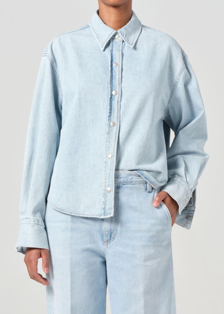 [에이골디] AGOLDE LAUREL SHIRT 로렐 데님 셔츠 CLUSTER 4