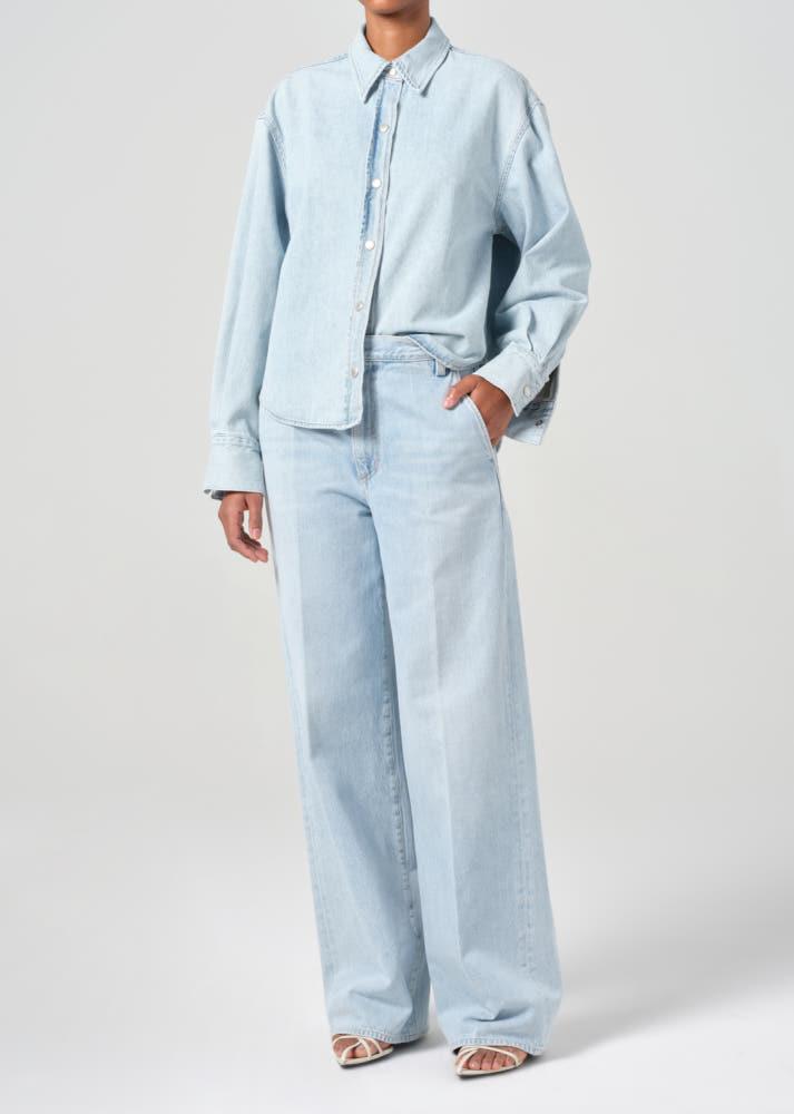 [에이골디] AGOLDE LAUREL SHIRT 로렐 데님 셔츠 CLUSTER 3