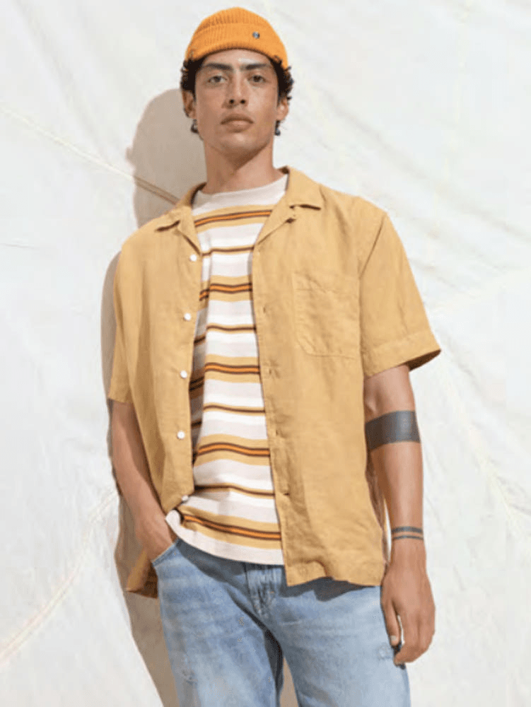 [클로즈드] (MENS) CLOSED 반소매 린넨 셔츠 SHORT SLEEVED SHIRT 2