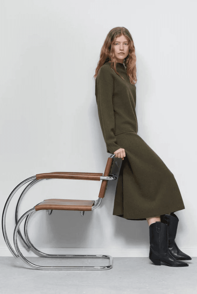[클로즈드] CLOSED 니트 스커트 A-LINE 8