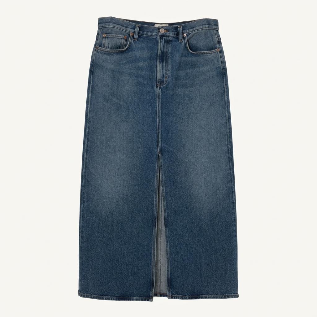 [에이골디] AGOLDE 리프 데님 맥시 스커트 LEIF SKIRT