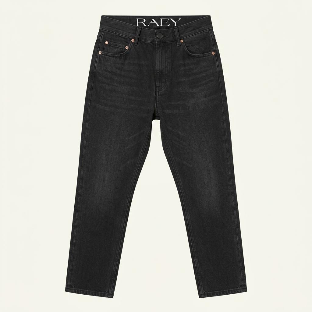 레이 RAEY 블랙 데님 청바지 1