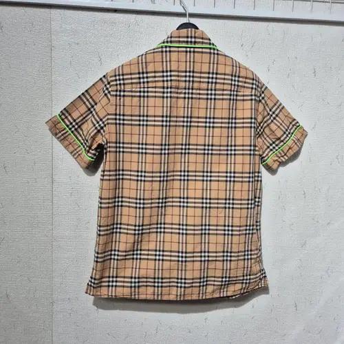 버버리 체크 반팔 셔츠 그린 라인 7