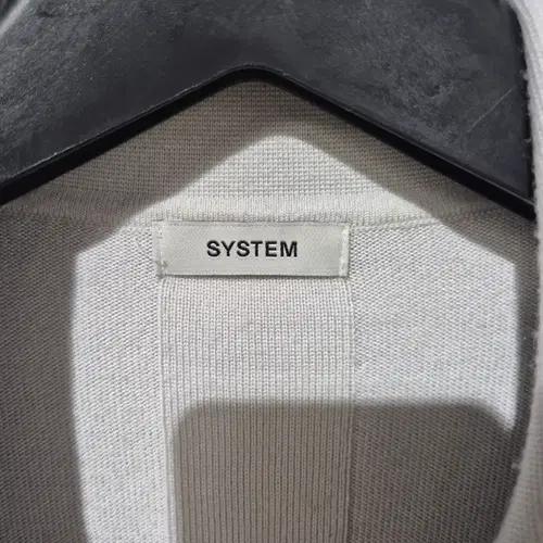 SYSTEM 시스템 카라넥 니트 긴팔티셔츠 3